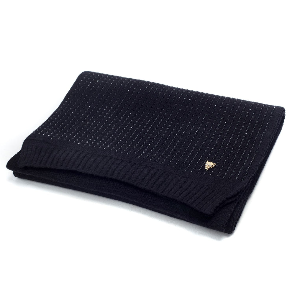 Paloma Scarf Black Polyester 