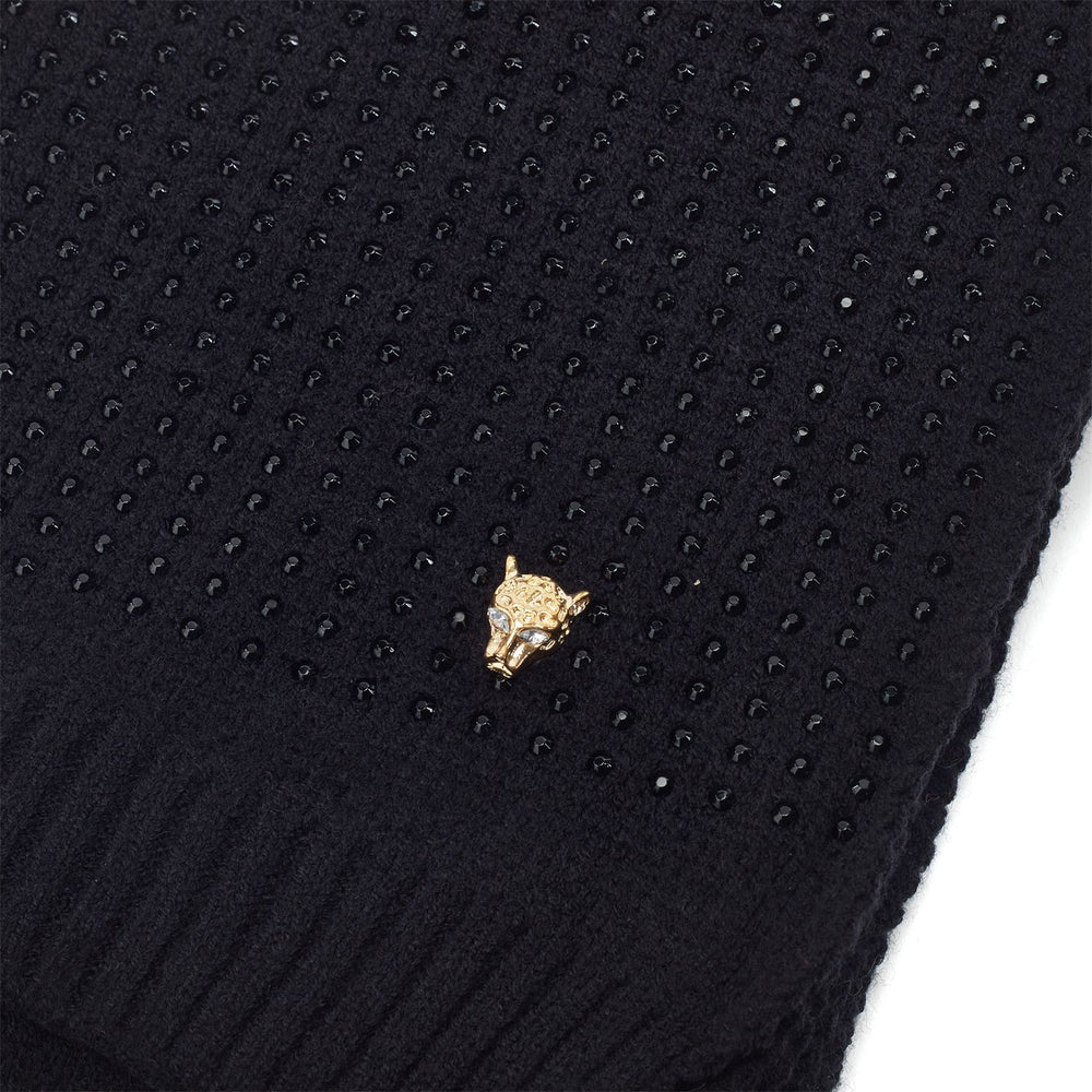 Paloma Scarf Black Polyester 