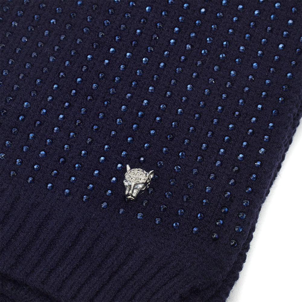 Paloma Scarf Navy Polyester 