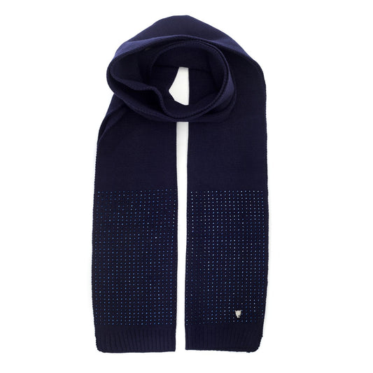 Paloma Scarf Navy Polyester 