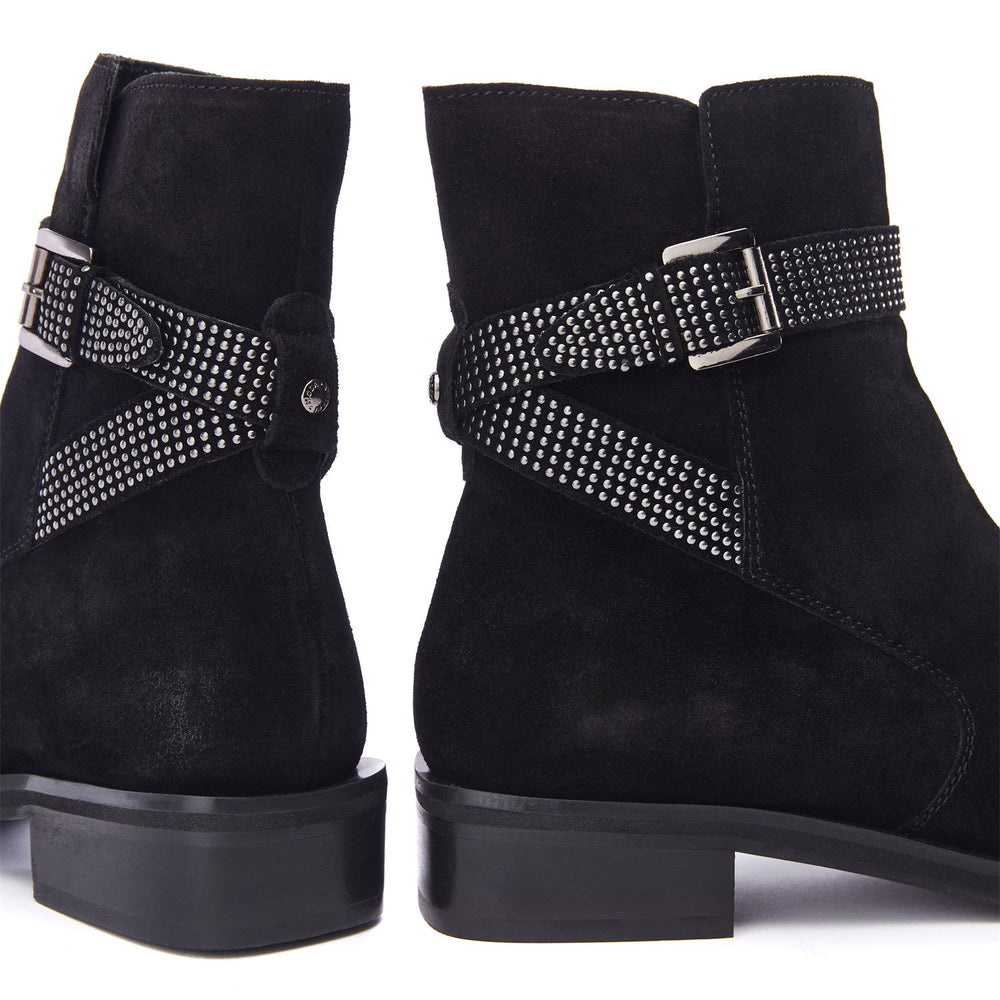 Panazol Black Suede Boots