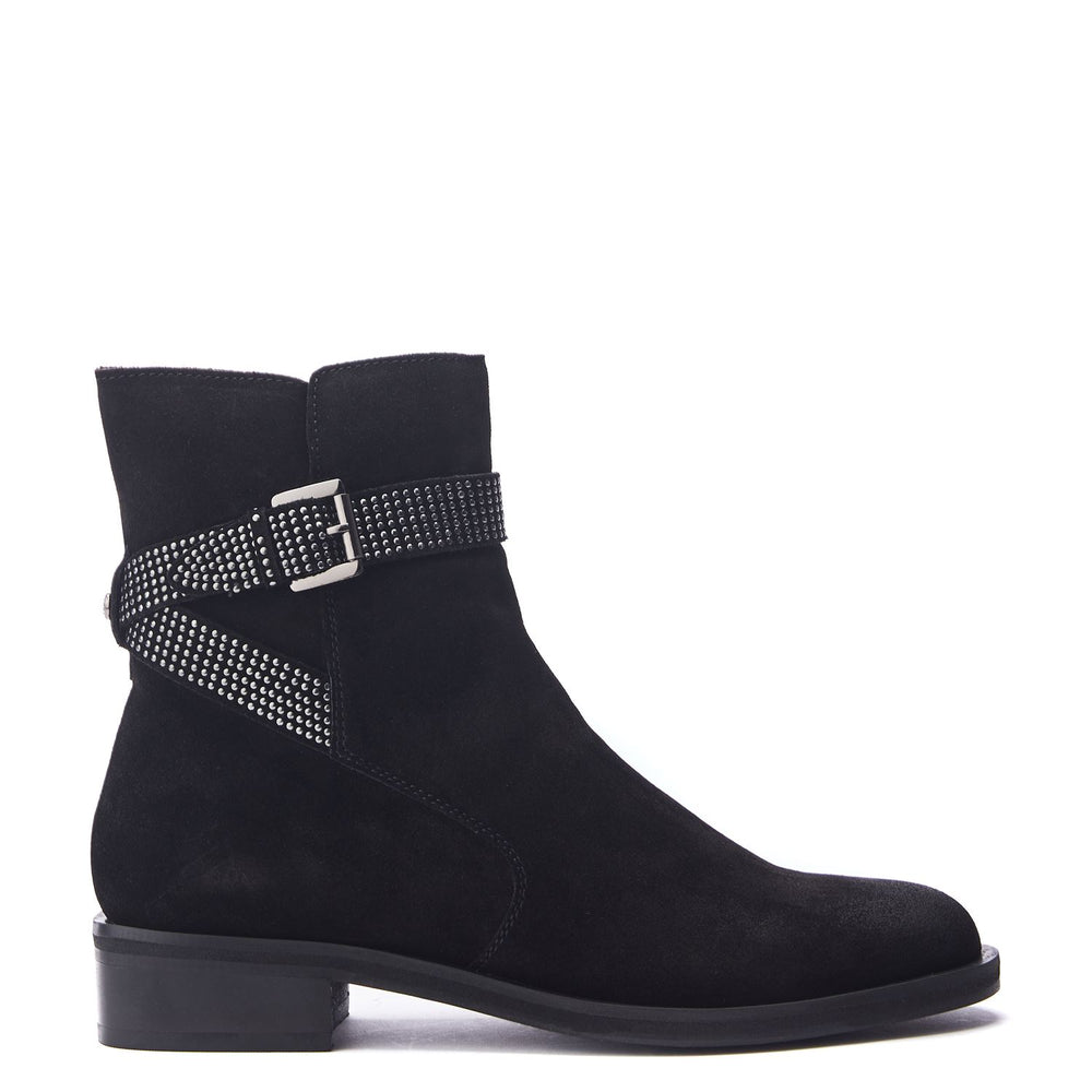 Panazol Black Suede Boots