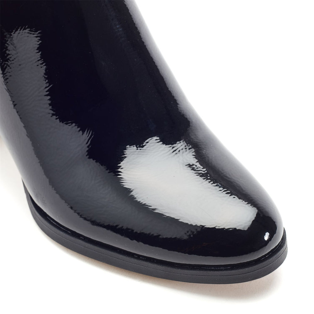 Panora Black Patent Boots