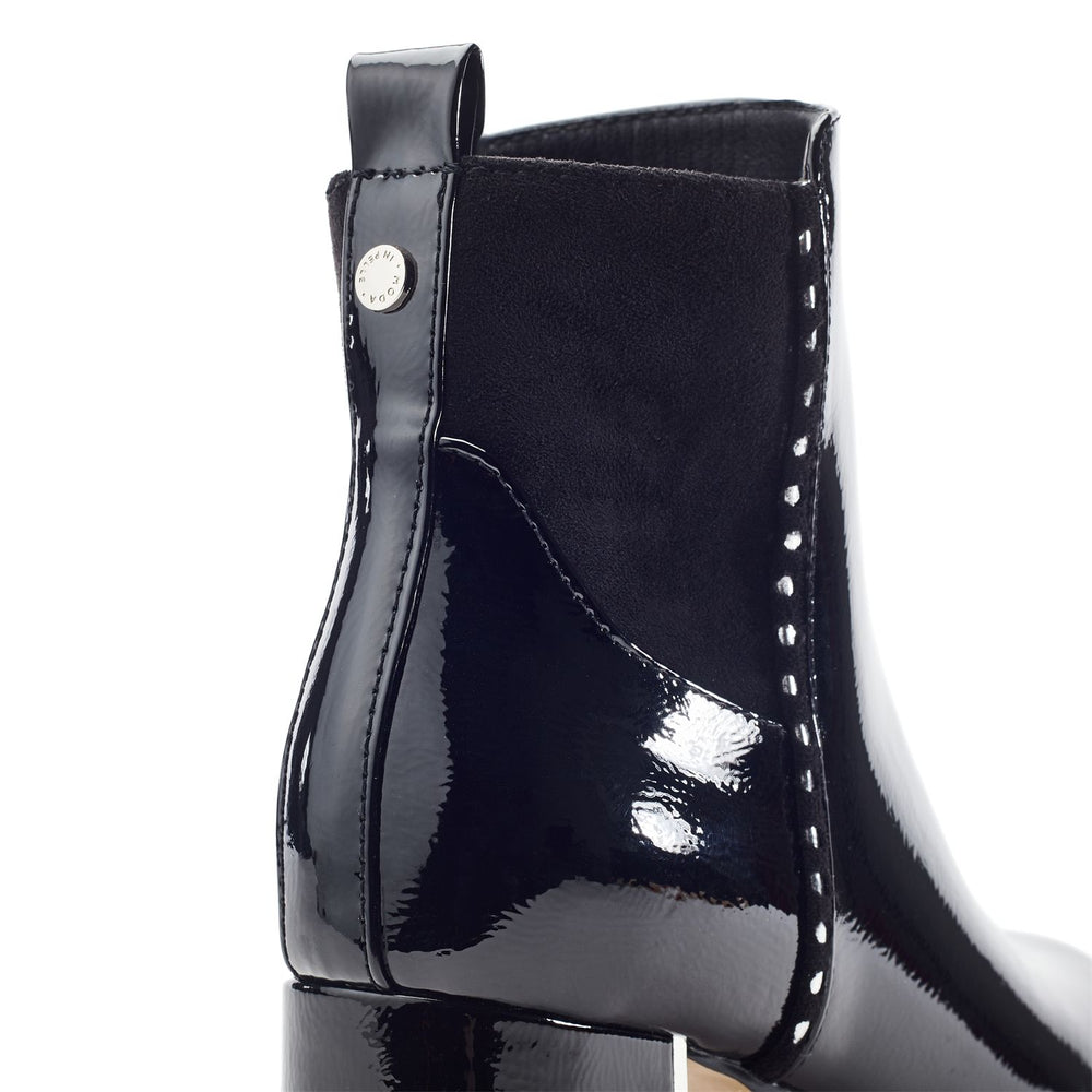 Panora Black Patent Boots