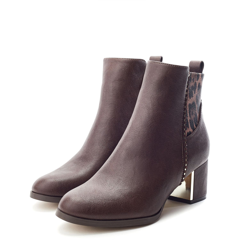 Panora Brown Alcantara Boots