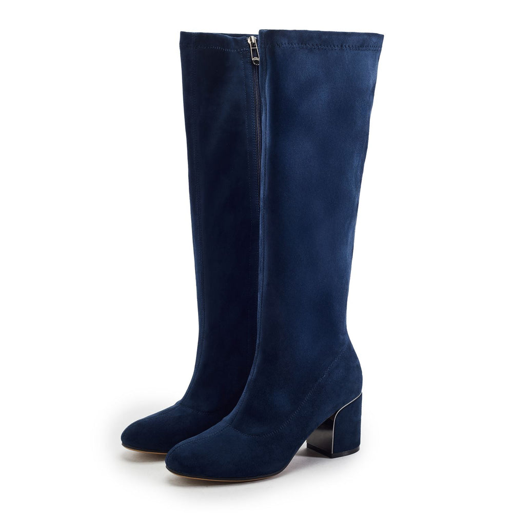 Paralia Navy Alcantara Boots