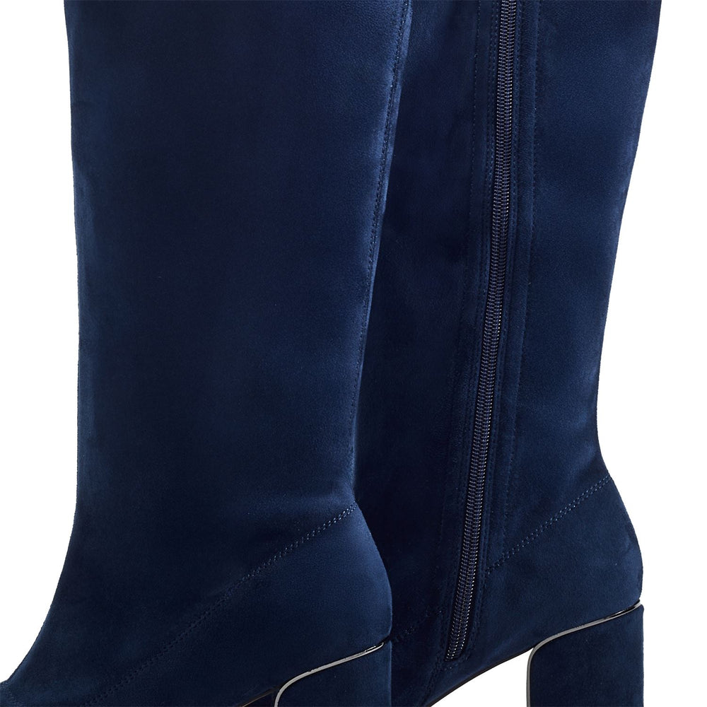 Paralia Navy Alcantara Boots