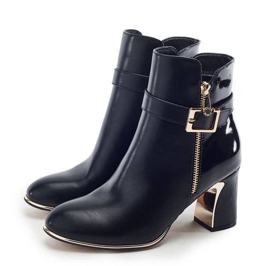 Parthenia Black Porvair Boots