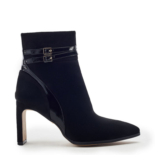 Pelaria Black Alcantara Boots