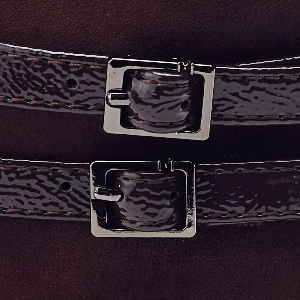 Pelaria Dark Brown Alcantara Boots