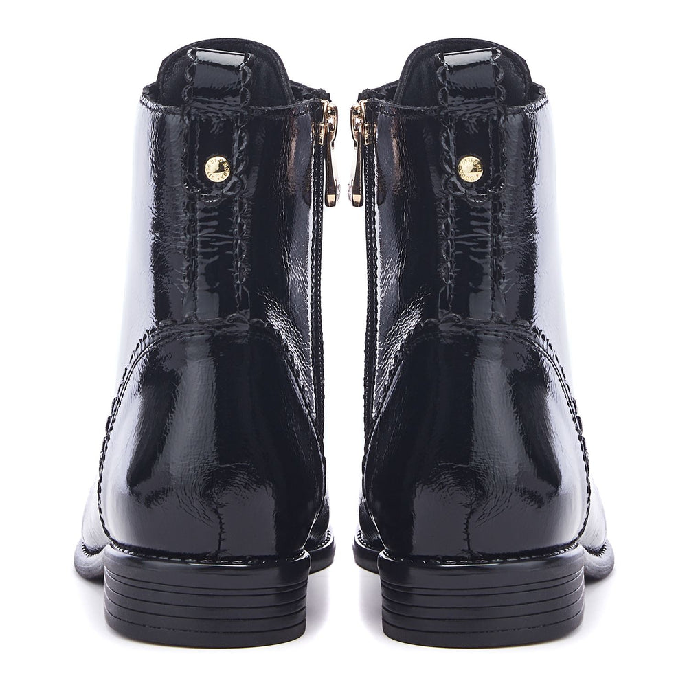 Penelopi Black Patent Leather Patent Leather Boots