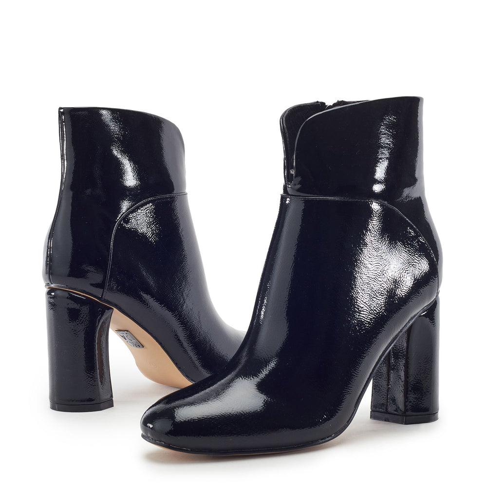 Percival Black Patent Boots