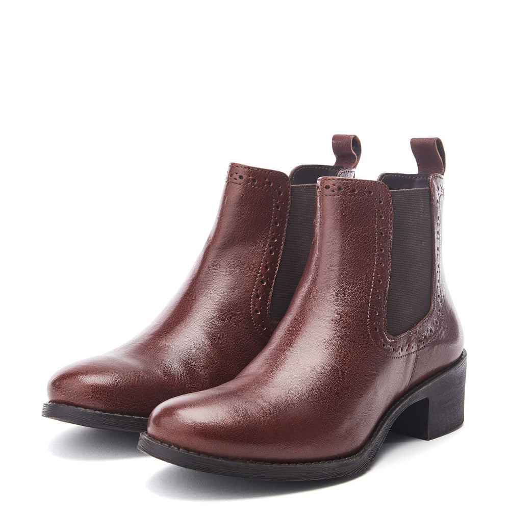 Pernilla Tan Leather Boots
