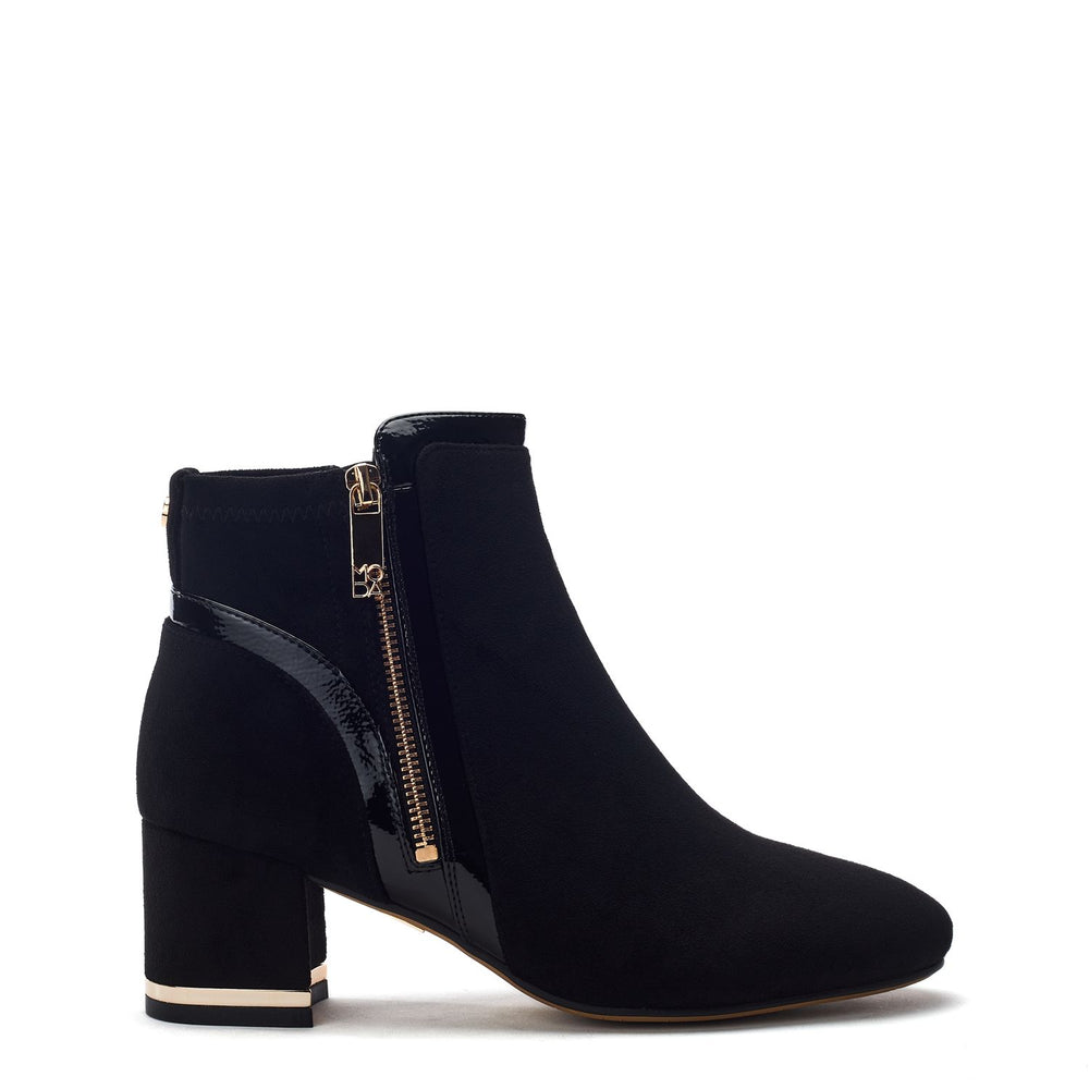 Pesar Black Alcantara Alcantara Boots
