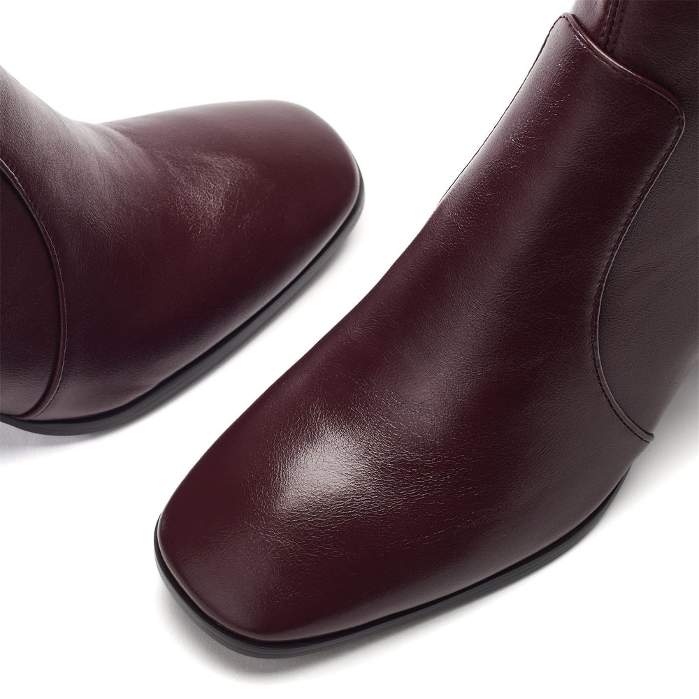 Petras Burgundy Porvair Boots