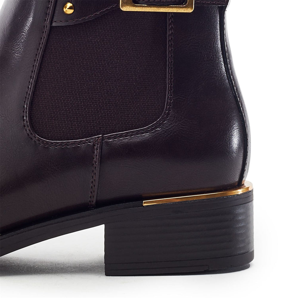 Phaedra Dark Brown Porvair Boots