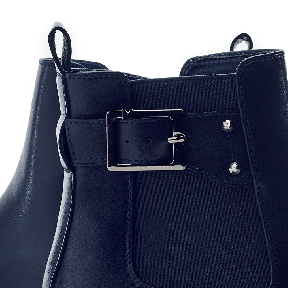 Phaedra Navy Porvair Boots