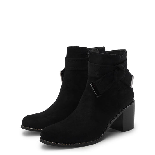 Phoebea Black Alcantara Alcantara Boots