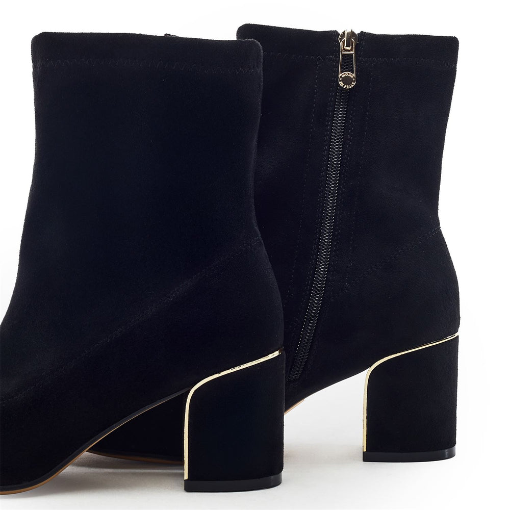 Pianno Black Alcantara Boots