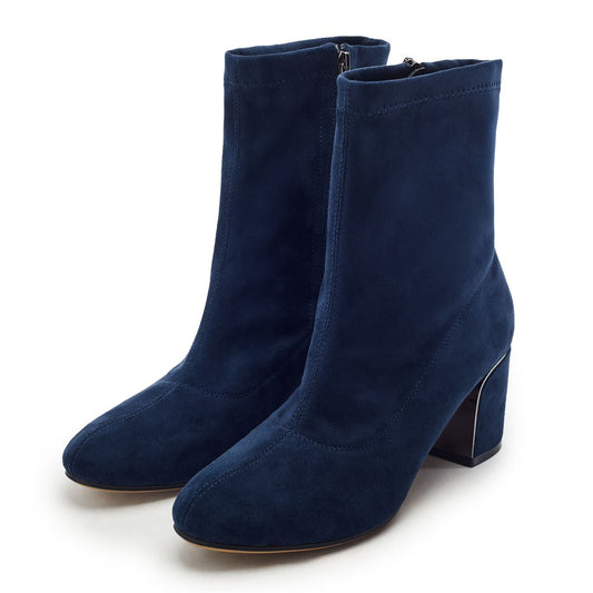 Pianno Navy Alcantara Boots