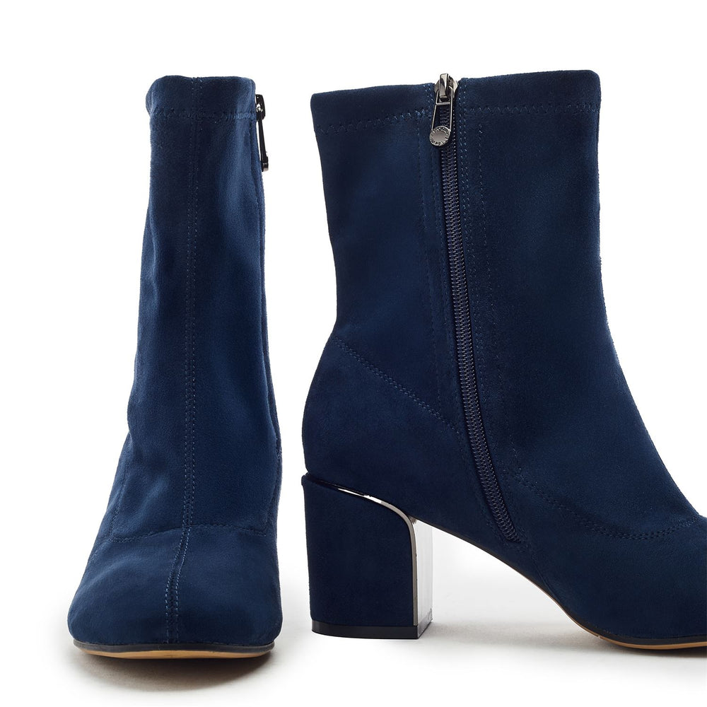 Pianno Navy Alcantara Boots