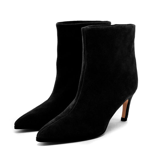 Pix Black Suede Boots