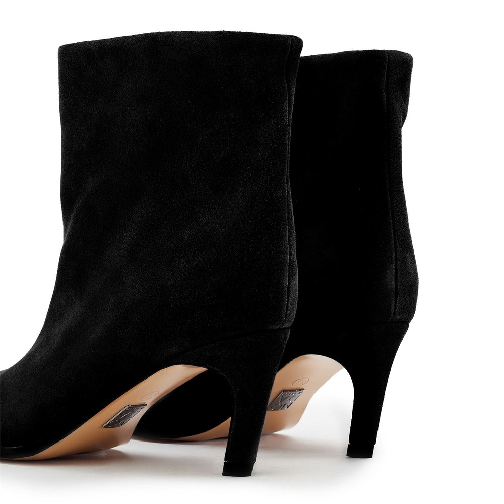 Pix Black Suede Boots