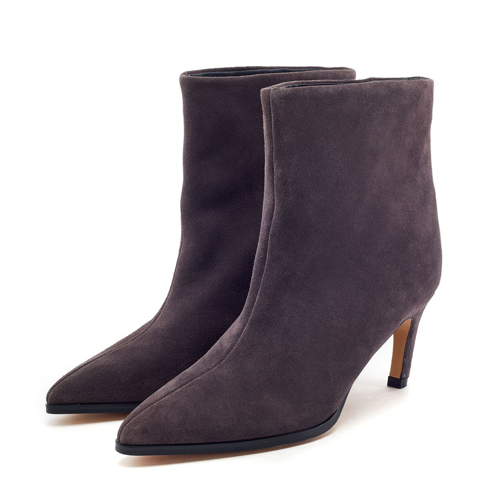 Pix Dark Grey Suede Boots