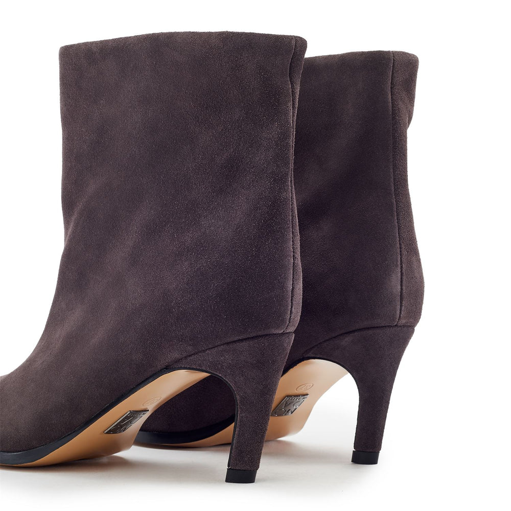 Pix Dark Grey Suede Boots