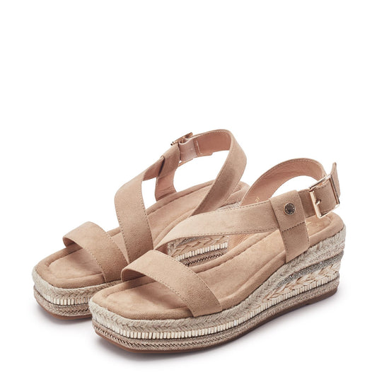 Poseo Stone Alcantara Sandals