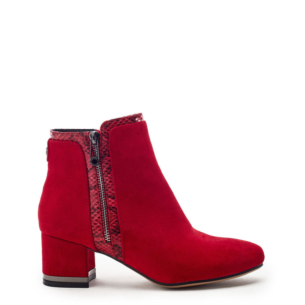Pressie Red Alcantara Boots
