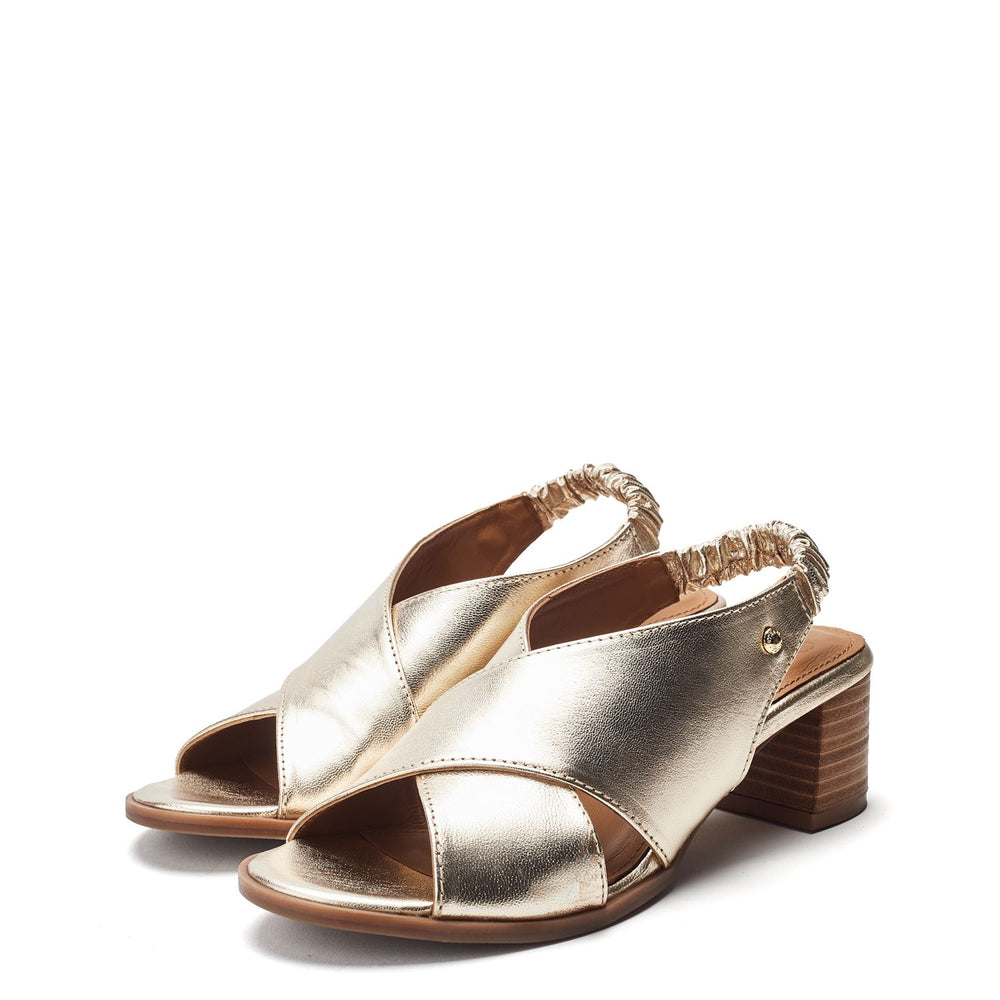 Prinia Champagne Leather Sandals
