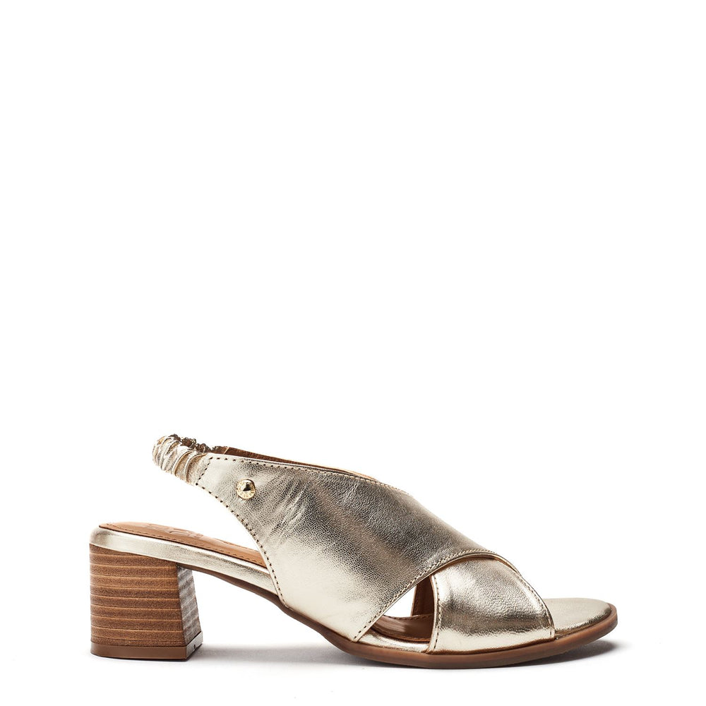 Prinia Champagne Leather Sandals