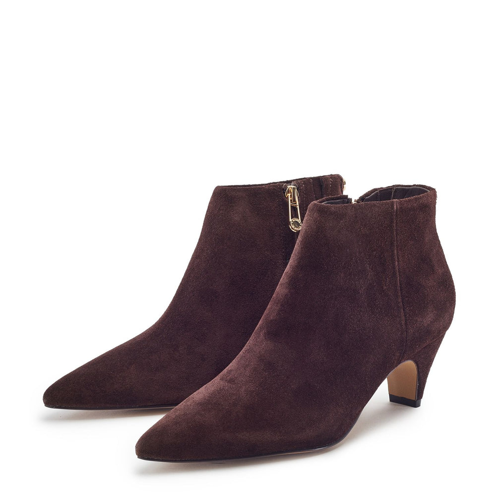 Prismara Dark Brown Suede Boots