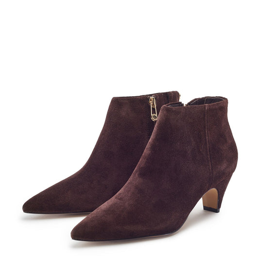 Prismara Dark Brown Suede Boots