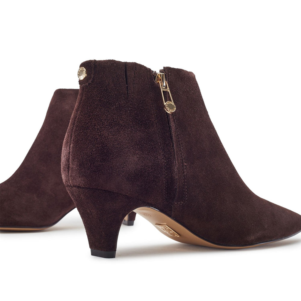 Prismara Dark Brown Suede Boots