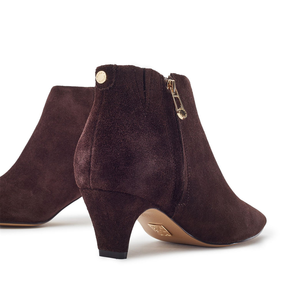 Prismara Dark Brown Suede Boots