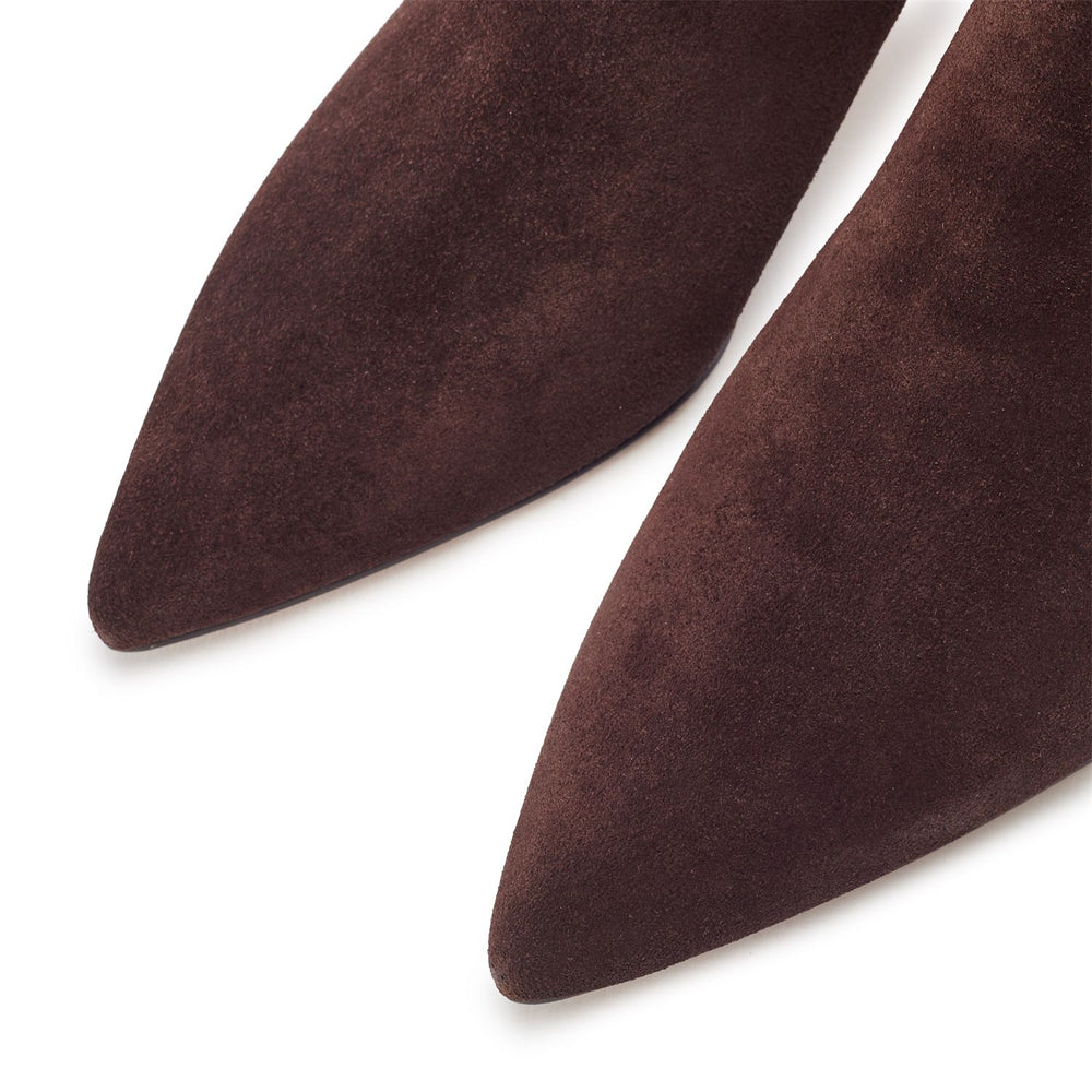 Prismara Dark Brown Suede Boots