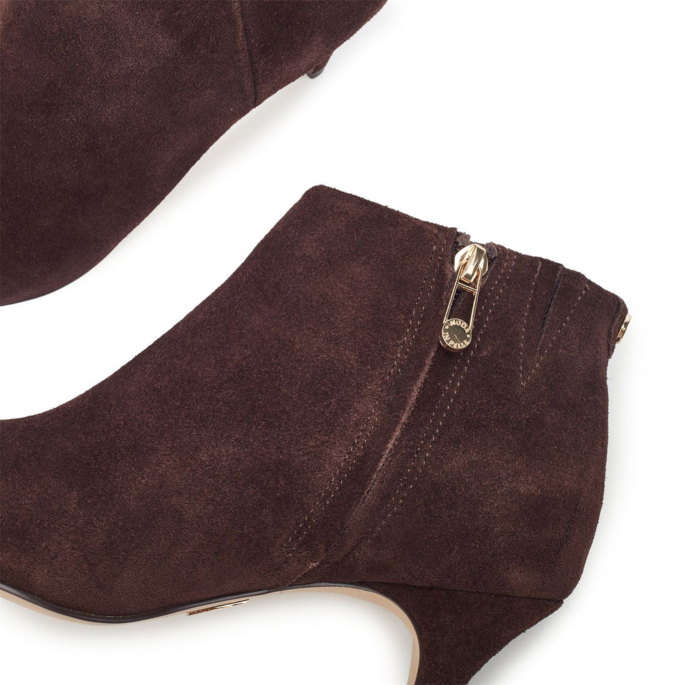 Prismara Dark Brown Suede Boots
