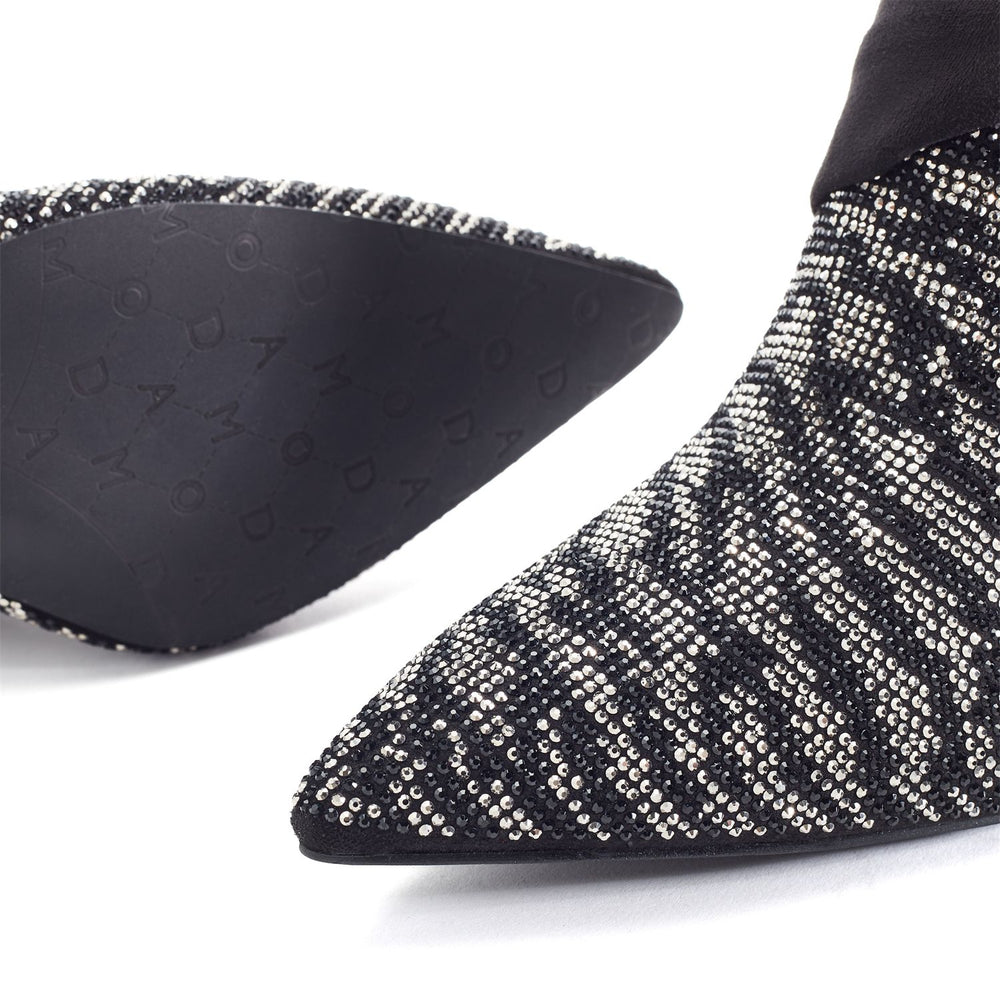Quinia Zebra Alcantara Boots