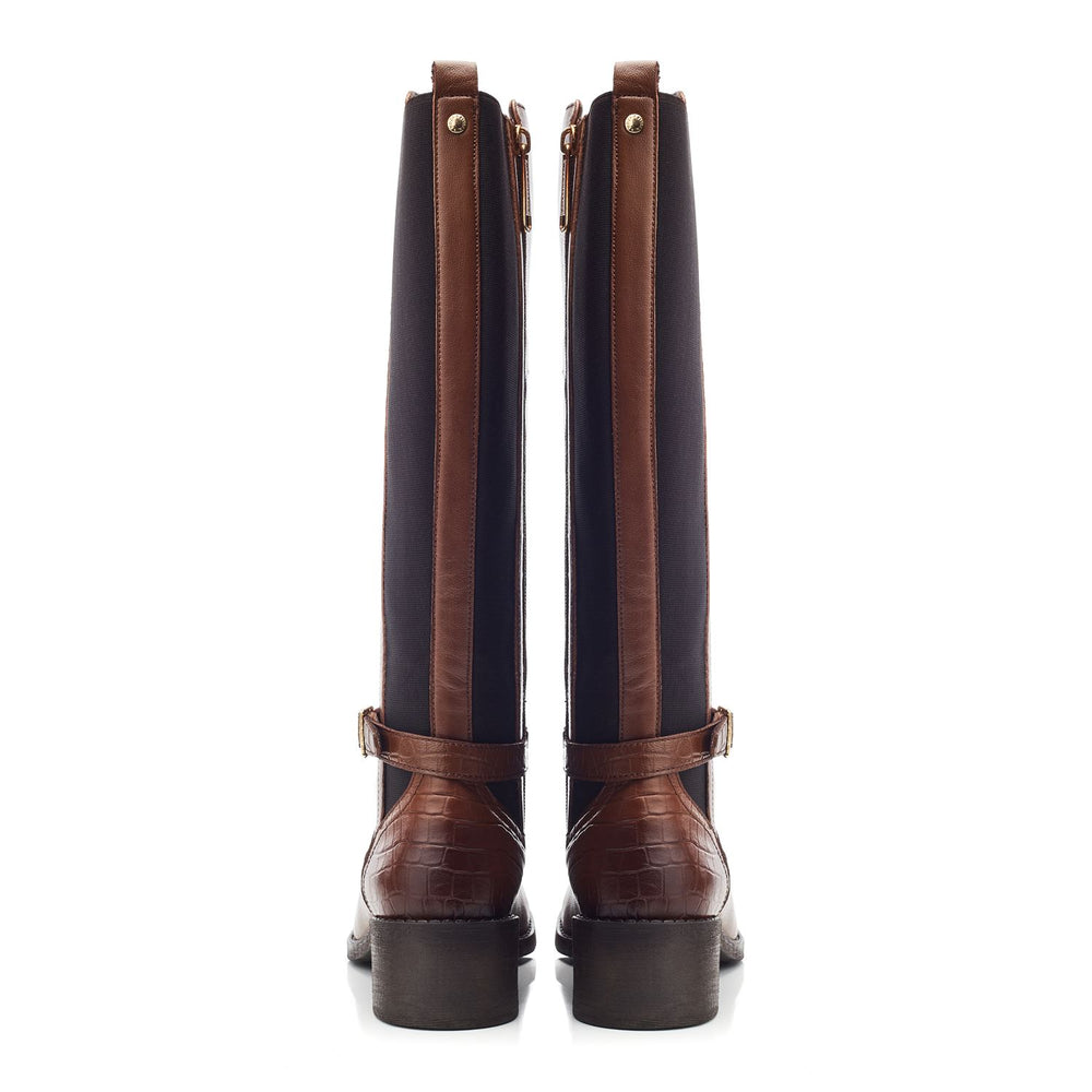 Radelle Tan Leather Boots