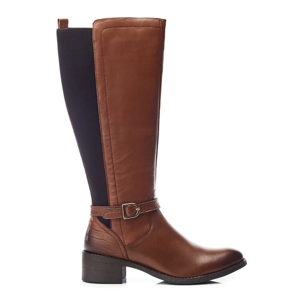 Radelle Tan Leather Boots