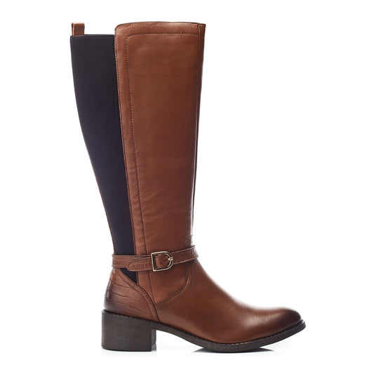 Radelle Tan Leather Boots