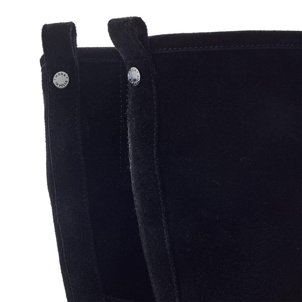 Rakeela Black Suede Boots
