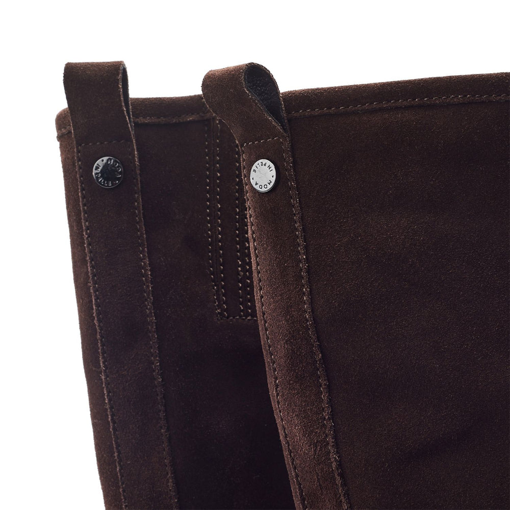 Rakeela Dark Brown Suede Boots