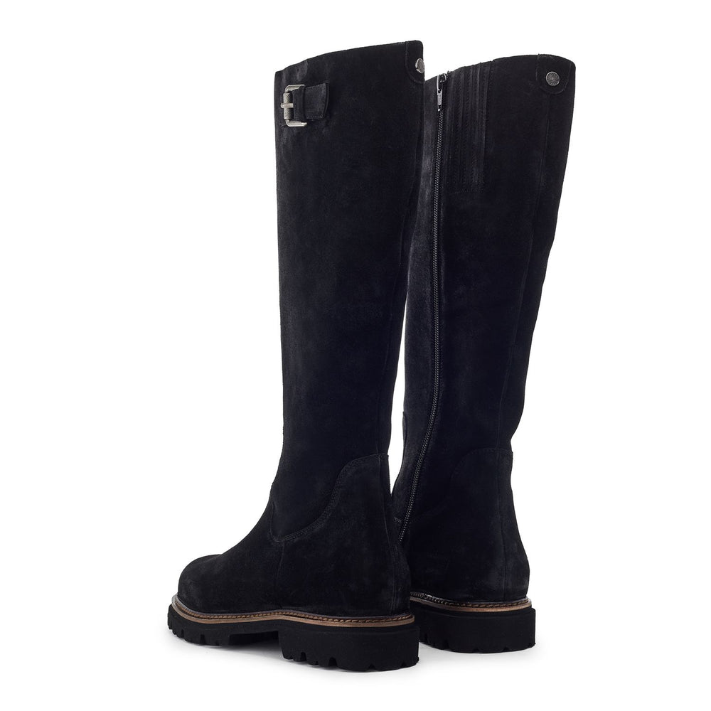 Raleine Black Suede Boots