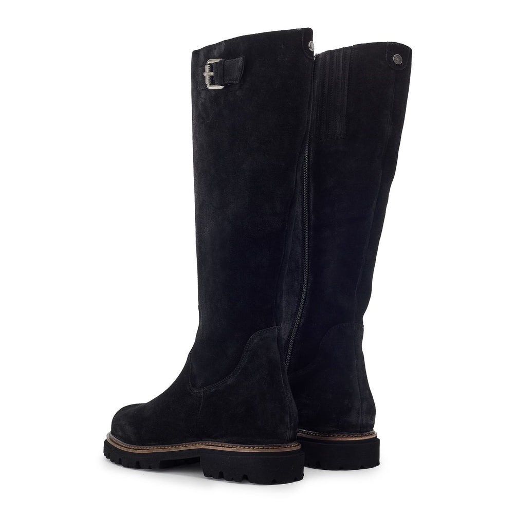Raleine Black Suede Boots