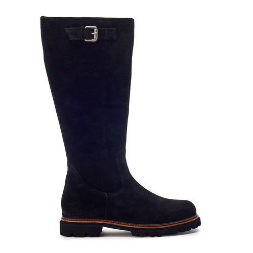 Raleine Black Suede Boots