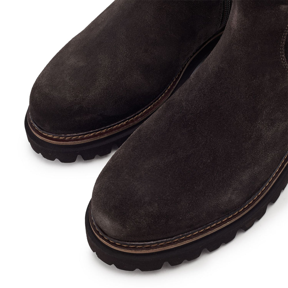 Raleine Dark Brown Suede Boots