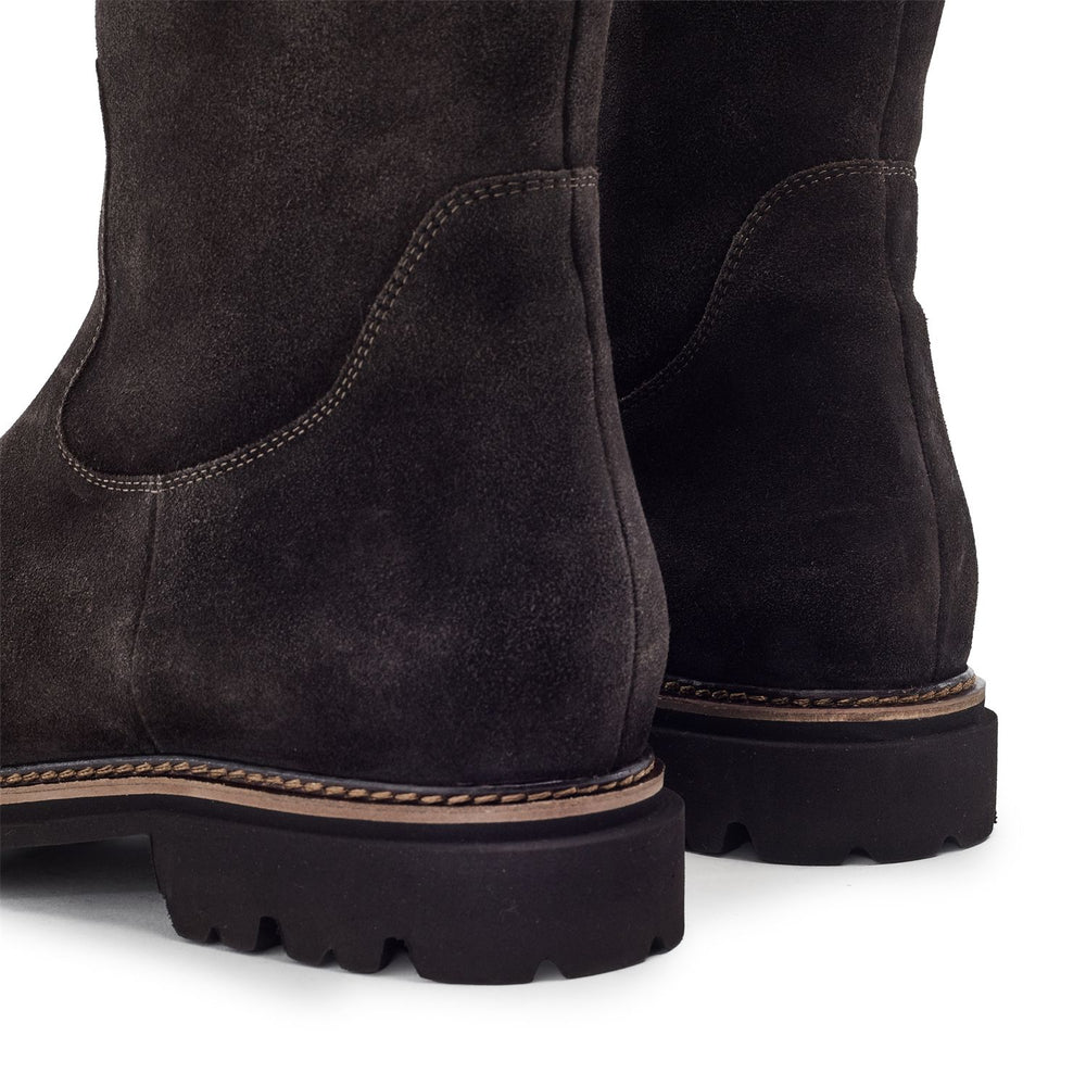 Raleine Dark Brown Suede Boots